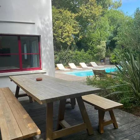 Villa-piscine Aux Abatilles 8 Couchages * Arcachón